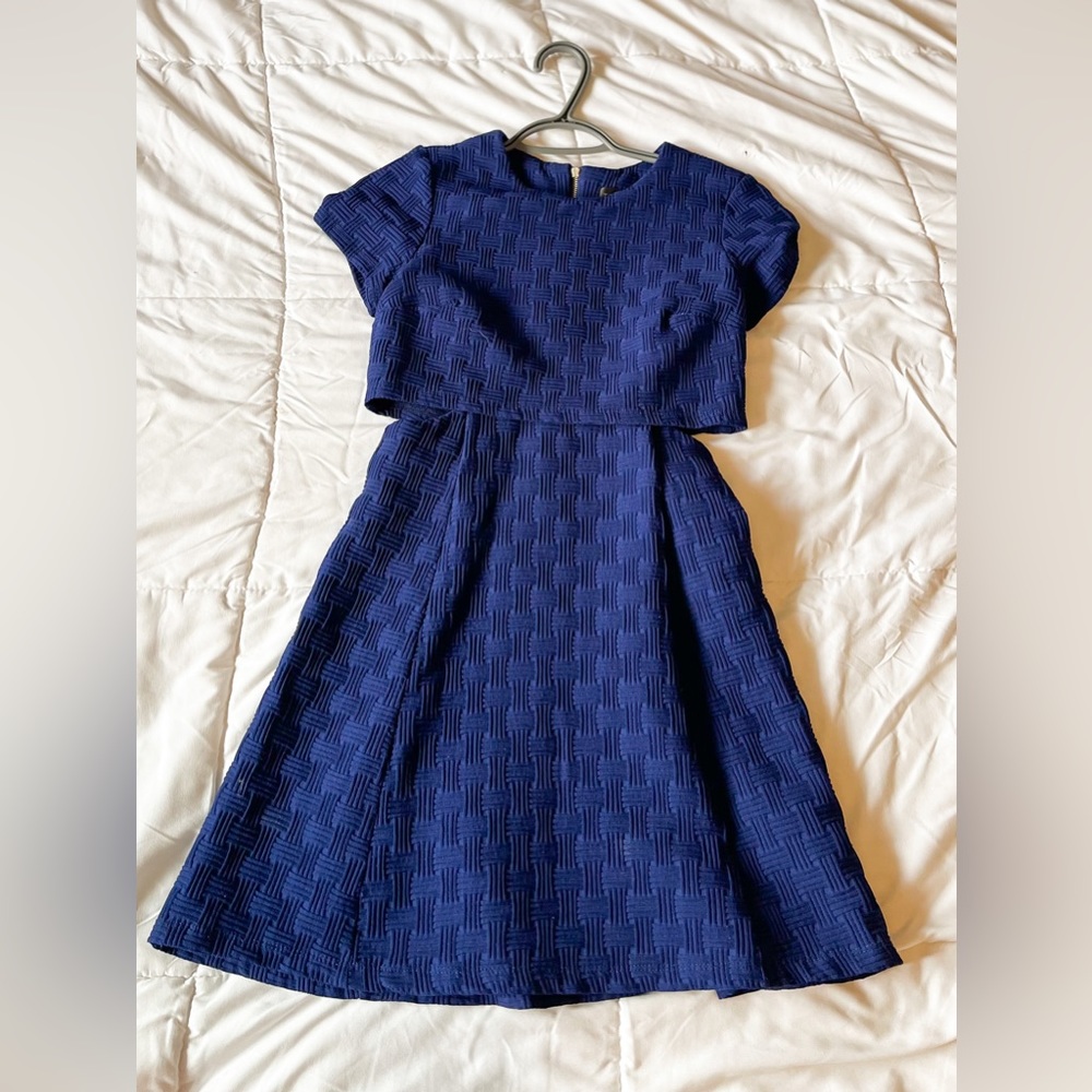Topshop blue dress
